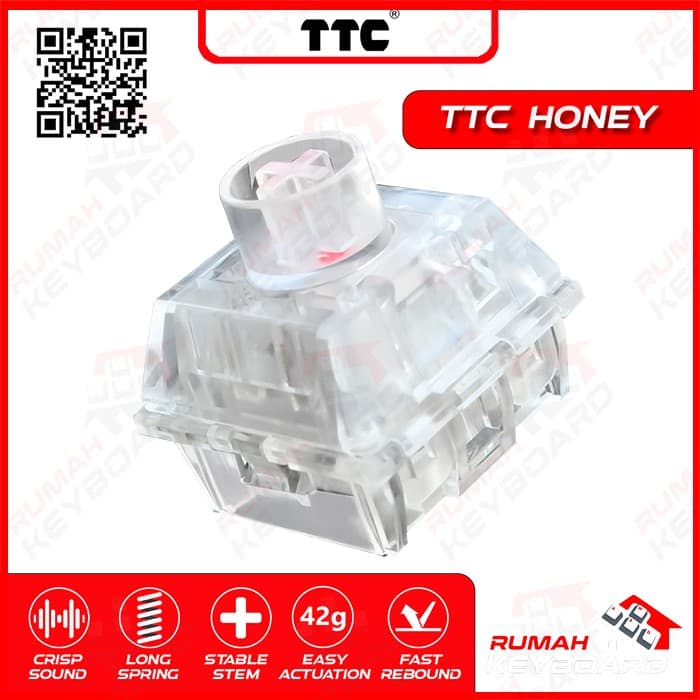 SWITCH β MECHANICAL KEYBOARD β TTC HONEY β 3 PIN β 42g β LINEAR 1